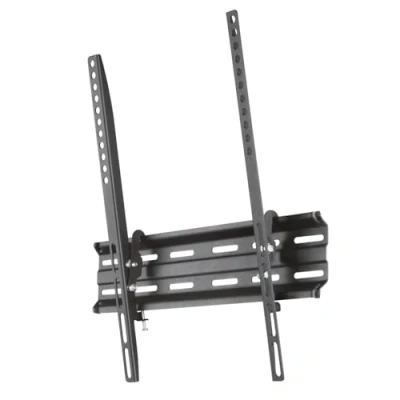 Abbildung von Hama TV Wandhalterung neigbar, Slim (TV 32 65 Zoll, VESA 100x100 bis 400x400, 35kg, geringer Wandabstand, mit Fischer Dübeln &amp; Bohrschablone) schwarz