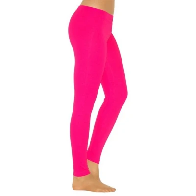 Abbildung von YESET Leggings Thermo lang Hose Damen Fleece Gamaschen pink S 34