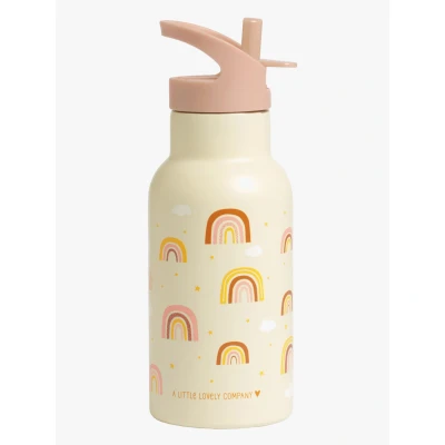 Abbildung von A Little Lovely Company Wasserflasche Regenbögen 350 ml, Beige