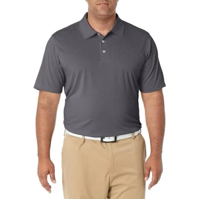 Abbildung von Amazon Essentials Herren Golf Polo Shirt, Schnell Trocknend, Normale Passform, Mittelgrau Meliert, XL