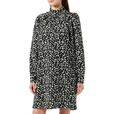 Abbildung von QS by s.Oliver EN À Fronces Freizeitkleid, Damen, Größe: 36, Schwarz