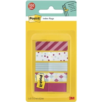 Abbildung von Post it 699764 684 CAN5 Haftstreifen Index Mini (5x 20 durchgefärbte im Etui, 11.9 x 43.2 mm) Candy Collection