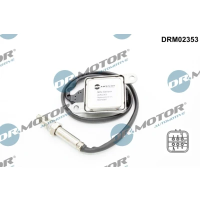 Abbildung von NOx Sensor, Katalysator Dr.Motor Automotive DRM02353