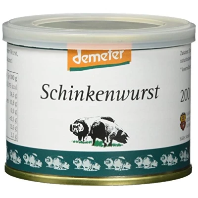 Abbildung von Bäuerliche Erzeugergemeinschaft Schwäbisch Hall Bio Schinkenwurst, 200 g