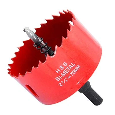 Abbildung von Hole Saw Drill Bit LAIWEI 70mm Cutter with Arbor for Wood (2 3/4&quot;(70mm))…