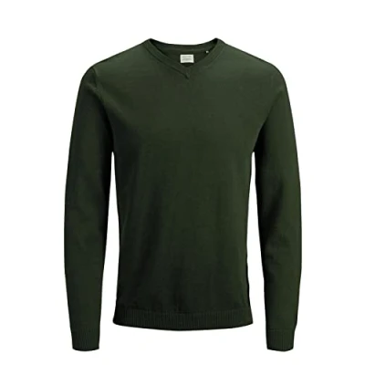 Abbildung von JACK &amp; JONES Herren JJEBASIC Knit V Neck NOOS 12137194, Rosin, XL