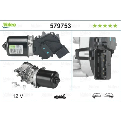 Abbildung von VALEO 579753 Scheibenwischermotor 12 vorne für Links /Rechtslenker ORIGINAL TEIL RENAULT: LAGUNA 2 Grandtour