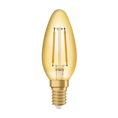 Abbildung von OSRAM LED Vintage Edition 1906, Sockel: E14, Nicht Dimmbar, Warmweiß, Filament Gold