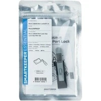Abbildung von SmartKeeper ESSENTIAL / 4 x Micro USB B Port Blockers + Key Grau