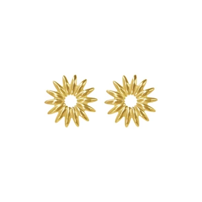 Abbildung von Heideman Lucret Ohrringe, Damen, Größe: One Size, Goldfarbend