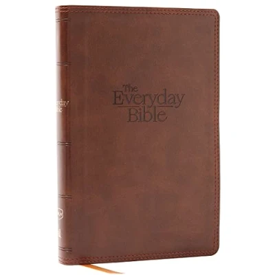 Abbildung von NKJV, the Everyday Bible, Brown Leathersoft, Red Letter, Comfort Print: 365 Daily Readings Through Whole Bible