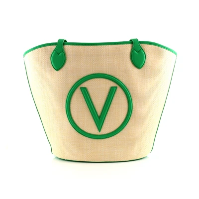 Abbildung von Valentino Bags Covent SET Shopping Bag, Damen, Größe: One Size, Natur/verde