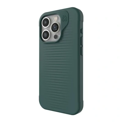 Abbildung von ZAGG Luxe Snap iPhone 15 Pro Hülle schützende Handyhülle, Fallschutz (3 m), strapazierfähiges Graphen Material, schlanke und leichte MagSafe Grün