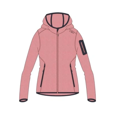 Abbildung von CMP Damenjacke aus Knit Tech mit fester Kapuze