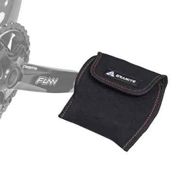 Abbildung von Granit Pita Fahrradpedalabdeckungen, Schutz beim Fahrradtransport, gegen Beschädigungen und Kratzer während der Lagerung des Transports, 3 mm Dicke Neopren Pedalabdeckungen (Groß, Schwarz)