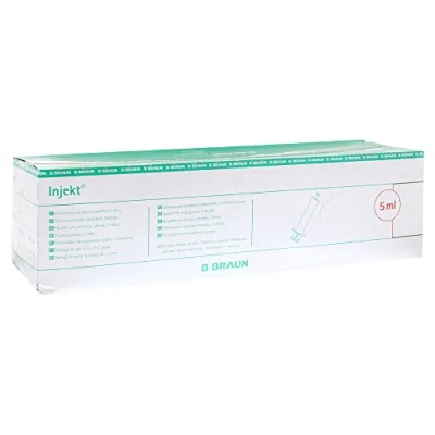 Abbildung von Braun Injekt Spritze 5 ml Luer exzentris 100X5