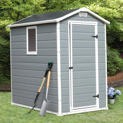 Abbildung von Keter Manor 46 Kunststoff Gartenhaus 130x190 cm Gerätehaus