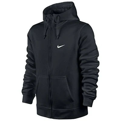Abbildung von Nike Herren, Kapuzenpullover mit durchgehendem Reißverschluss, (Schwarz), L