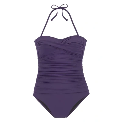 Abbildung von Lascana Badeanzug, Damen, Größe: 38xC, Aubergine