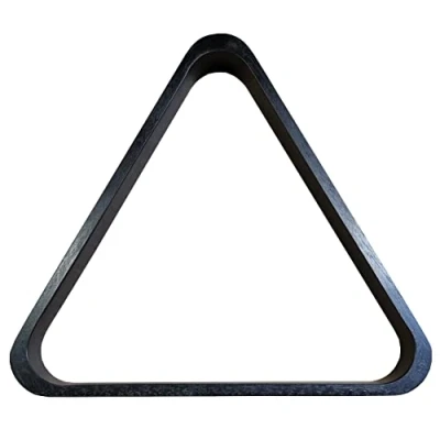 Abbildung von John West Triangel für 57 mm Pool Billardkugeln Holz Schwarz