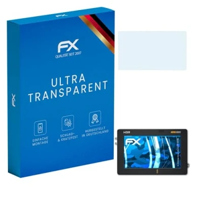 Abbildung von atFoliX Schutzfolie kompatibel mit Blackmagic Design Video Assist 5 12G HDR Folie, ultraklare FX Displayschutzfolie