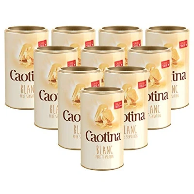 Abbildung von 10er SET Caotina blanc Dose 500 g / Schweizer Trinkschokolade weiß