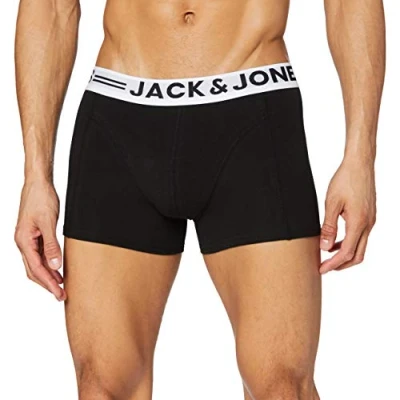 Abbildung von Jack &amp; Jones Trunks Sense Unterhose Panties, Herren, Größe: Small, Schwarz