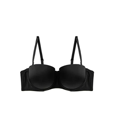 Abbildung von Koton Damen Push Up Strapless Bra, Black (999), 80B EU