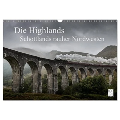 Abbildung von Die Highlands Schottlands rauher Nordwesten (Wandkalender 2025 DIN A3 quer), CALVENDO Monatskalender