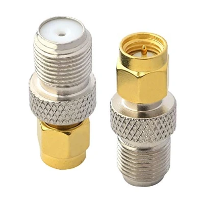 Abbildung von Boobrie Adapter Koaxial Kabel, SMA Antenne, kabellos, Anschluss rechts, Stecker auf Buchse, LAN für kabellose Antennenadapter LMR (2 Stück)