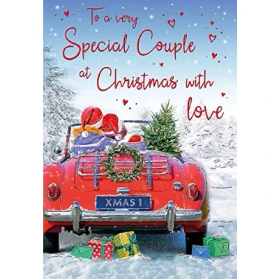 Abbildung von Traditionelle Weihnachtskarte Special Couple 22,9 x 15,2 cm Regal Publishing