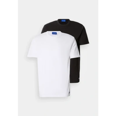 Abbildung von HUGO Naolo 2 PACK Tshirt basic, Herren, Größe: XS, White/black