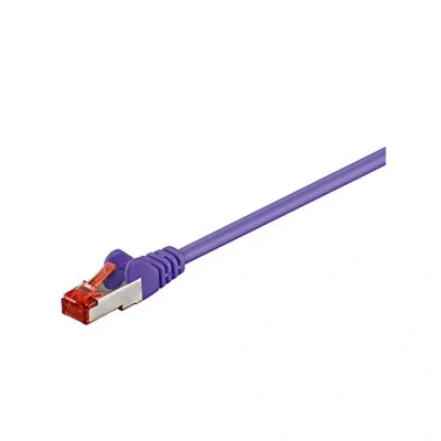 Abbildung von Goobay 95490 CAT 6 Patchkabel, S/FTP (PiMF), Violett CCA Kupfergemisch
