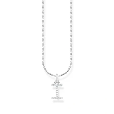 Abbildung von Thomas Sabo Kette mit Buchstaben Anhänger I 925 Sterlingsilber KE2248 051 14