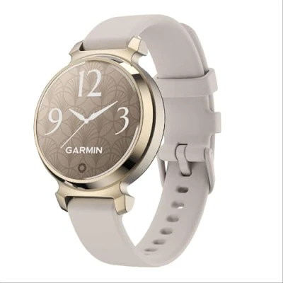 Abbildung von GIOPUEY Armband Kompatibel mit Garmin Lily 2/Claasic/Active, Weiches Silikon [Verschleißfest] [Atmungsaktiv] Ersatzarmband Grey