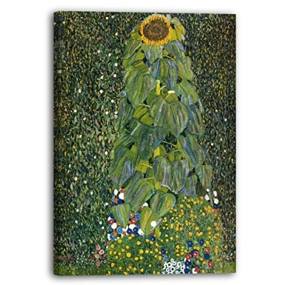 Abbildung von Printed Paintings Leinwand (70x100cm): Gustav Klimt Die Sonnenblume (1907)