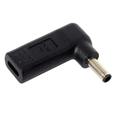 Abbildung von CY 90 Grad abgewinkelter USB 3.1 Typ C auf DC 4,5 mm x 3,0 Adapter Emulator Trigger