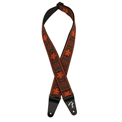 Abbildung von Fender Pasadena Woven Guitar Strap ORNG WALLFLWR