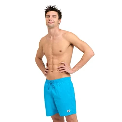 Abbildung von Arena Herren Men&#039;s Icons Solid Boxer Swim Trunks, Turquoise, L EU