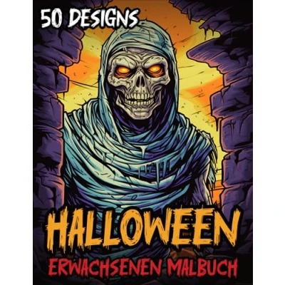 Abbildung von Halloween Monster: Horror Malbuch für Erwachsene mit 50 Gruseligen Desgins zum Ausmalen