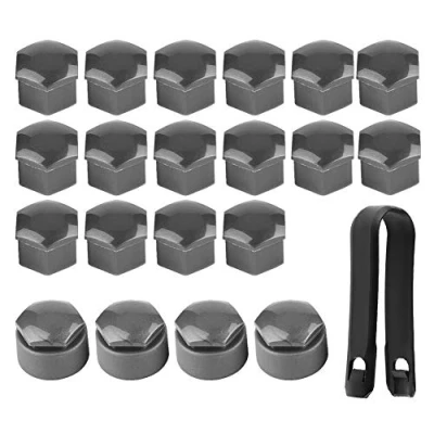 Abbildung von Radschraubenkappen Auto Anti Diebstahl Radschrauben Mutter Abdeckung 17mm Universal Abdeckungen Kappen Hub Schraube Schutz Abdeckkappe Nut Deckt Verriegelung Radmuttern