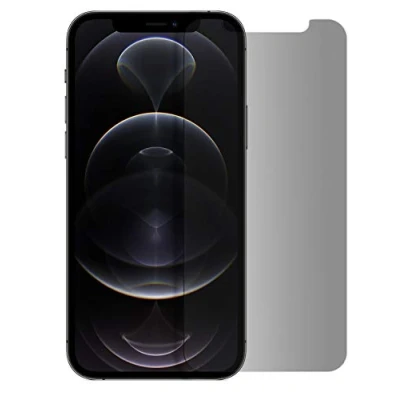 Abbildung von MyGadget Sichtschutz für Apple iPhone 12 Pro Displayfolie 9H Anti Spy Display Sichtschutzfolie Full Screen Protector Folie Privacy Schutzfolie