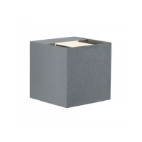 Abbildung von Paulmann LED Außen Wandleuchte &quot;Outdoor 230V Cybo 2x3,5W IP65 eckig 80x80mm Grau Aluminium&quot;, 2 flammig, Outdoor Aluminium