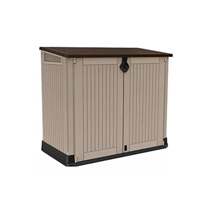 Abbildung von Keter Mülltonnenbox Store it Out Midi, Beige, 845L