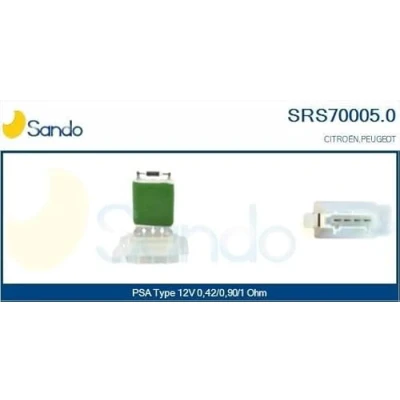 Abbildung von SANDO SRS70005.0 Widerstand, Innenraumgebläse PEUGEOT: Partner II Tepee, Kastenwagen, I Combispace