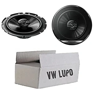 Abbildung von VW Lupo Front Lautsprecher Boxen Pioneer TS G1720F 16,5cm 2 Wege Koax Koaxiallautsprecher Auto Einbausatz Einbauset