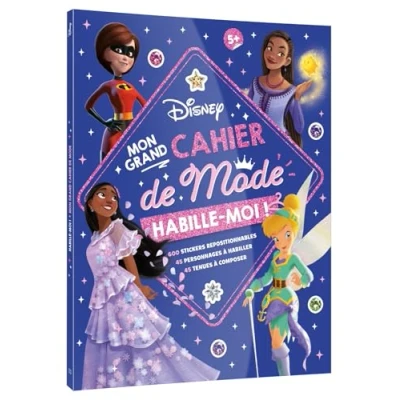 Abbildung von DISNEY Habille moi ! Mon Grand cahier de Mode 600 autocollants