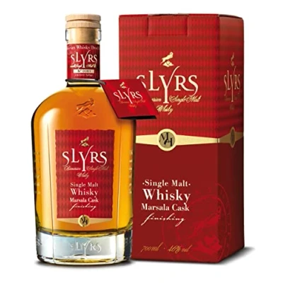 Abbildung von Slyrs Bavarian Single Malt Whisky Edition No. 1 Marsala Fass mit Geschenkverpackung (1 x 0.7 l)
