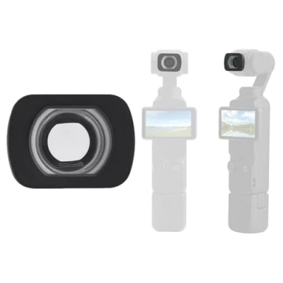 Abbildung von für DJI Osmo Pocket3 Erweiterungswinkelobjektiv, Weitwinkelobjektiv Pocket 3, Handkamera Weitwinkelobjektiv, I1 optisches Glas, magnetisches, verzerrungsfreies Kameraobjektiv