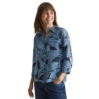 Abbildung von Cecil Hemdbluse mit All Over Print